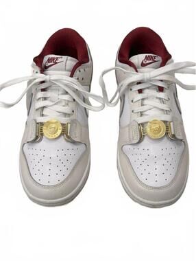 Nike Dunk Low‎ SE Just Do It White Phantom Sisterhood Gold Hardware Size 8